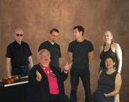 Front: Ann, Mimi Rabson; rear: Steve Rabson, Dave Harris, Kenji Rabson, Liz Rabson Schnore; photo by Liz Rabson Schnore.