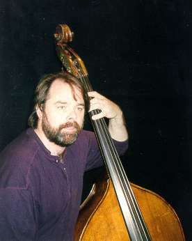 Pic of Marty 
Ballou, upright  bass.