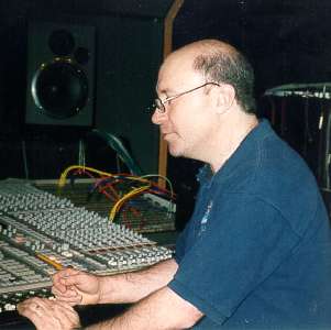 Pic of Chris Murphy, 
recording  engineer.